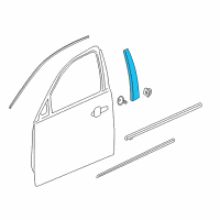 OEM 2015 Chevrolet Malibu Applique Diagram - 23126291