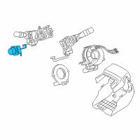 OEM Lexus GS300 Switch, Tilt & Telescopic Diagram - 89235-48010