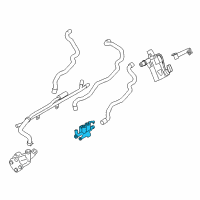 OEM 2011 BMW 750Li xDrive Water Valve Diagram - 64-53-9-119-164