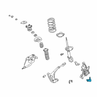 OEM 1995 Nissan Quest Joint Assembly-Ball, Lower Diagram - 40160-0B000