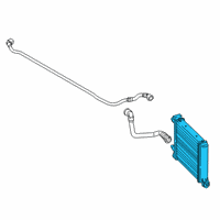 OEM 2020 BMW X1 External Radiator Diagram - 17-11-7-634-565