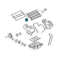 OEM 2000 Saturn LS2 Camshaft Gear Diagram - 90466551