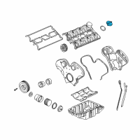 OEM Saturn LS2 Oil Filler Cap Diagram - 90412508