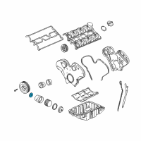 OEM 2002 Saturn LW300 Gasket, Oil Filter Diagram - 9240161