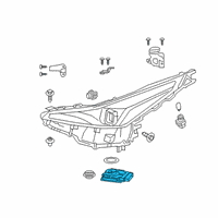 OEM Toyota Prius AWD-e Control Module Diagram - 81016-47880