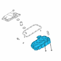 OEM Honda Insight Pan, Oil Diagram - 21150-PHT-010