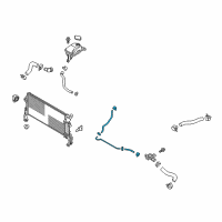 OEM Hyundai Elantra GT Hose Assembly-Water Diagram - 25450-G3300
