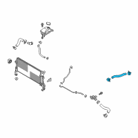 OEM Hyundai Elantra GT Hose Assembly-Radiator, Upper Diagram - 25414-G3400