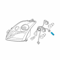 OEM Nissan Bulb Diagram - 26261-04W01