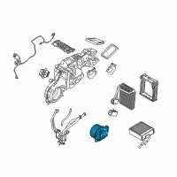 OEM Ford Flex Blower Motor Diagram - 8A8Z-19805-A