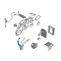 OEM Ford Flex Tube Assembly Diagram - 8A8Z-19A834-A