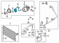 OEM 2020 Hyundai Santa Fe Coil-Field Diagram - 97641-T1000