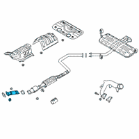 OEM 2021 Hyundai Veloster Front Muffler Assembly Diagram - 28610-J3700