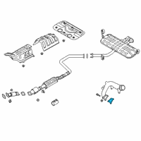OEM Hyundai Veloster Gasket-Turbocharger Outlet Diagram - 28286-2B720