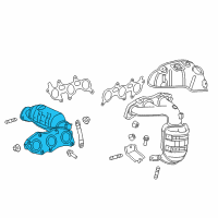 OEM 2012 Toyota Sienna Exhaust Manifold Diagram - 17140-0P270