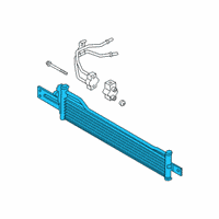 OEM 2019 Kia K900 Cooler Assembly-Oil Diagram - 25460B1300