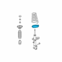 OEM 2005 Hyundai Santa Fe Front Spring Pad, Lower Diagram - 54633-3A000