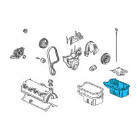 OEM 2005 Honda Civic Pan, Oil Diagram - 11200-PLE-000