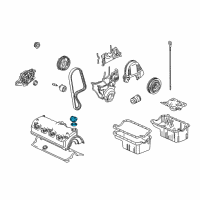 OEM 2005 Honda Civic Cap Assembly, Oil Filler Diagram - 15610-PMM-A01