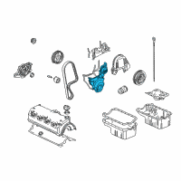 OEM Honda Civic Cover, Timing Belt (Lower) Diagram - 11811-PLC-000