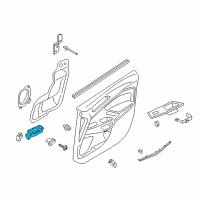 OEM 2020 Ford EcoSport Window Switch Diagram - GN1Z-14529-H