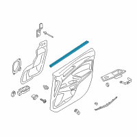 OEM Ford EcoSport Belt Weatherstrip Diagram - CN1Z-7421457-B