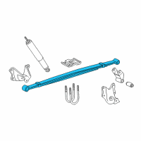 OEM 1992 Ford E-150 Econoline Club Wagon Leaf Spring Diagram - 5C2Z-5560-PA