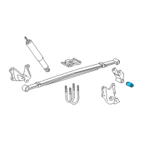 OEM Ford E-350 Club Wagon Shackle Bushing Diagram - F2UZ-5781-C