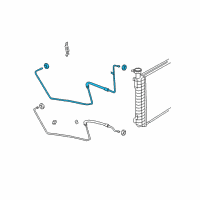 OEM 2013 GMC Savana 1500 Upper Hose Diagram - 25849123