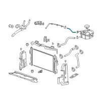 OEM Cadillac SRX By-Pass Hose Diagram - 12637185