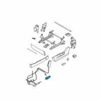 OEM Nissan Switch Assy-Front Seat, L Diagram - 87066-CA600