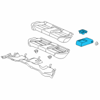 OEM 2020 Acura TLX Armrest (Sandstorm) Diagram - 82185-TZ3-A11ZB