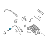 OEM Infiniti Expansion Valve Diagram - 92200-6N205