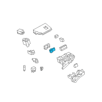 OEM 2013 Toyota Corolla Fuse Holder Diagram - 82631-12070
