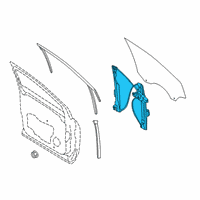 OEM 2015 Ford Escape Window Regulator Diagram - CJ5Z-7823201-D