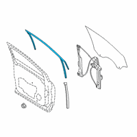 OEM 2013 Ford Escape Run Channel Diagram - CJ5Z-7821596-B