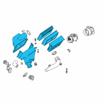 OEM 2002 BMW 530i Intake Silencer Diagram - 13-71-1-440-058