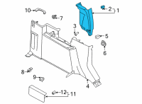 OEM Ford Bronco TRIM - LOAD COMPARTMENT Diagram - M2DZ-7831013-AA