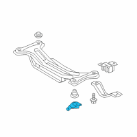 OEM 2013 Toyota Avalon Suspension Crossmember Stopper Diagram - 52204-06041