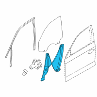 OEM 2013 BMW X1 Front Left Window Regulator Diagram - 51-33-2-990-385