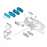 OEM 2016 Kia Optima Cluster Assembly-Instrument Diagram - 940414U010