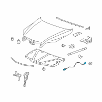 OEM 2012 Chevrolet Captiva Sport Release Cable Diagram - 20840749