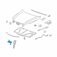 OEM Chevrolet Latch Assembly Diagram - 95443281