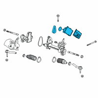 OEM GMC Acadia Motor Diagram - 84878445