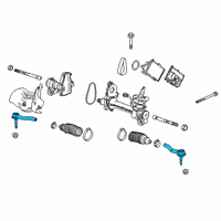 OEM 2019 Cadillac XT5 Outer Tie Rod Diagram - 23214215