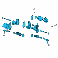 OEM 2022 Chevrolet Blazer Gear Assembly Diagram - 85140547