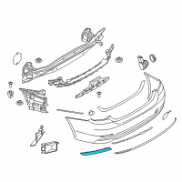OEM 2020 BMW 430i Rear Reflector, Rear Left Diagram - 63-14-7-434-023