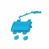 OEM 2021 Jeep Wrangler Lamp-Park And Turn Signal Diagram - 68293126AG