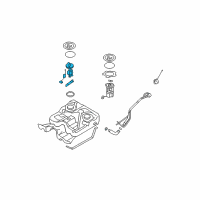 OEM 2007 Hyundai Santa Fe Suction Plate And Sender Assembly Diagram - 31230-0W000