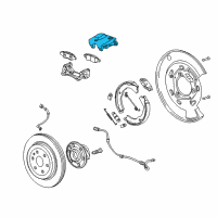 OEM Cadillac Caliper Diagram - 25843041